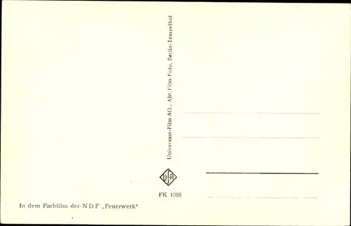 Ak Schauspieler Claus Biederstaedt, Portrait, Feuerwerk, Autogramm