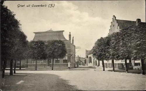 Ak Ouwerkerk Zeeland, Straßenpartie