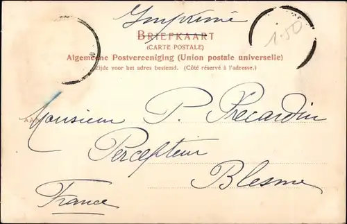 Ak Rotterdam Südholland Niederlande, Maas