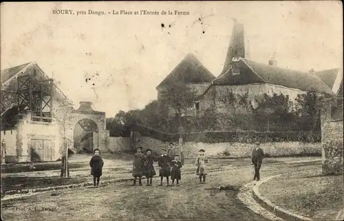 Ak Boury Oise, Der Ort und der Eingang zur Farm