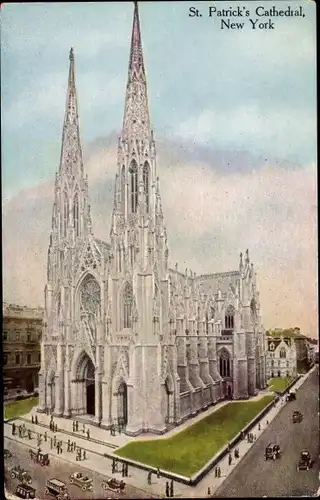 Ak New York City USA, St. Patrick's Cathedral