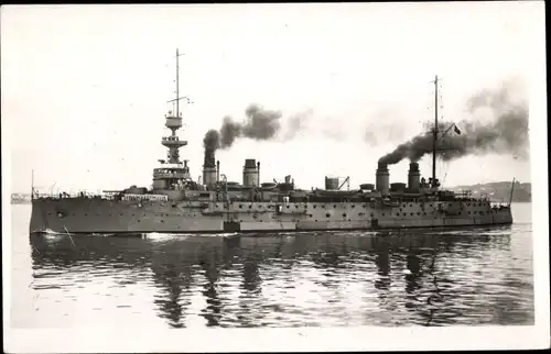 Foto Ak Französisches Kriegsschiff, Marseillaise, Croiseur Cuirassé