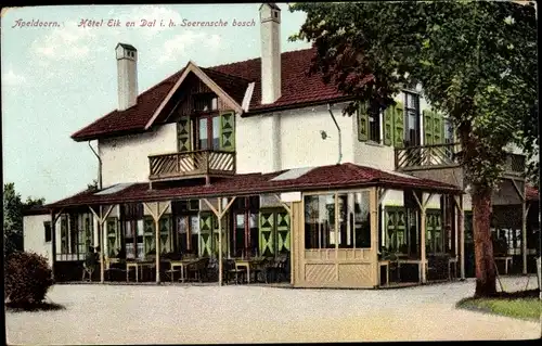 Ak Apeldoorn Gelderland, Hotel Eik en Dal ih Soerensche bosch