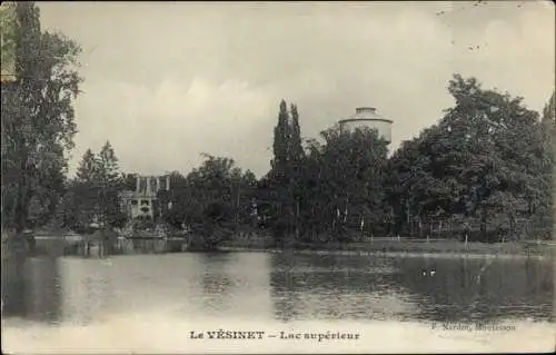 Ak Le Vésinet Yvelines, Oberer See