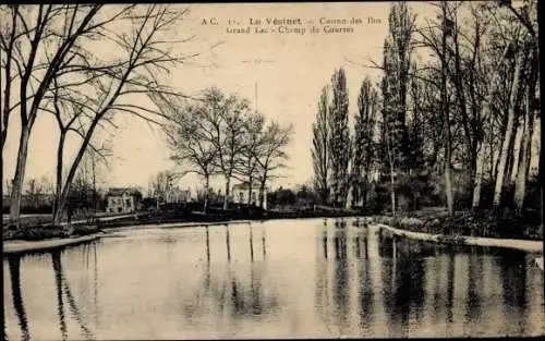 Ak Le Vésinet Yvelines, Casino des Ibis, Grand Lac, Pferderennbahn