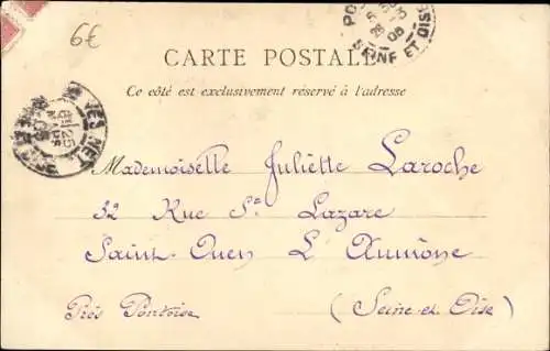 Ak Le Vésinet Yvelines, Lac de Croissy