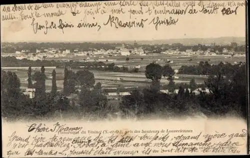 Ak Le Vésinet Yvelines, Panorama