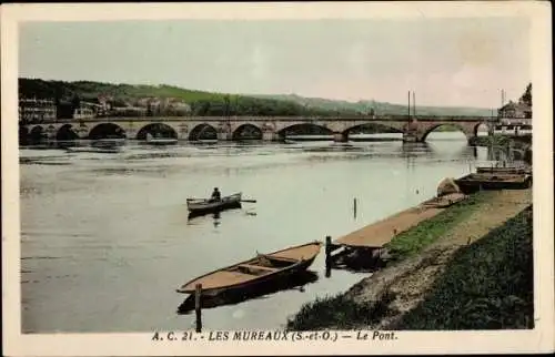 Ak Les Mureaux Yvelines, Brücke