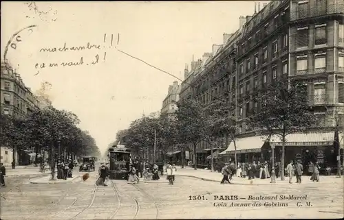 Ak Paris V, Boulevard St. Marcel