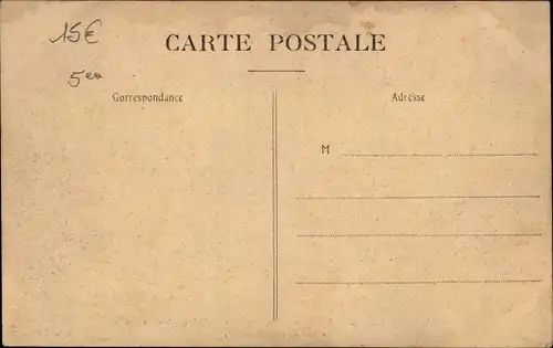 Postkarte Paris V, Überschwemmungen 1910, Rue de Hôtel Colbert