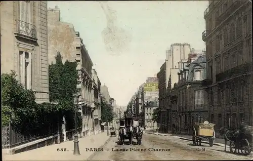Ak Paris VIII, Rue Pierre Charron