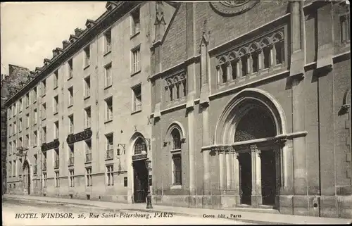 Ak Paris VIII, Hotel Windsor