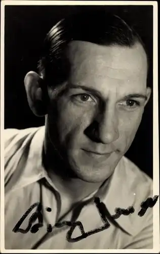 Ak Schauspieler Willy Wenger, Portrait, Autogramm