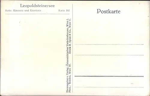 Ak Eisenerz Steiermark, Leopoldsteinersee