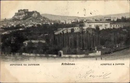 Ak Athen Griechenland, Akropolis, Zappeion