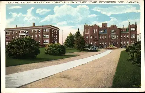 Ak Berlin Kitchener Ontario Kanada, Kitchener and Waterloo Hospital, Pflegeheim