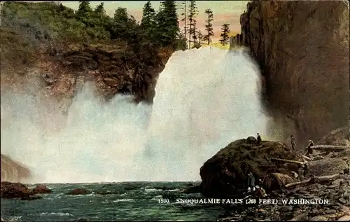 Ak Snoqualmie Falls WA, Panorama