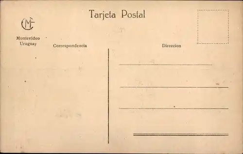 Ak Montevideo Uruguay, Medizinische Fakultät