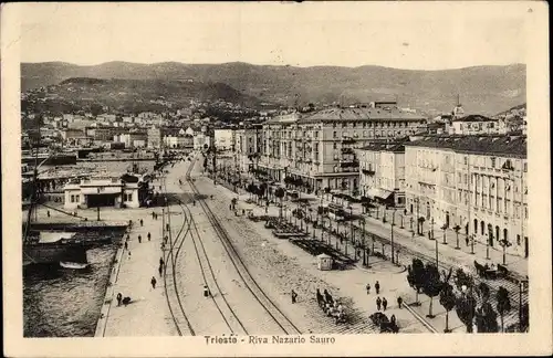 Ak Triest Trieste Friuli Venezia Giulia, Riva Nazario Sauro