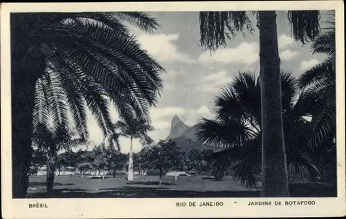 Ak Rio de Janeiro Brasilien, Jardins de Botafogo