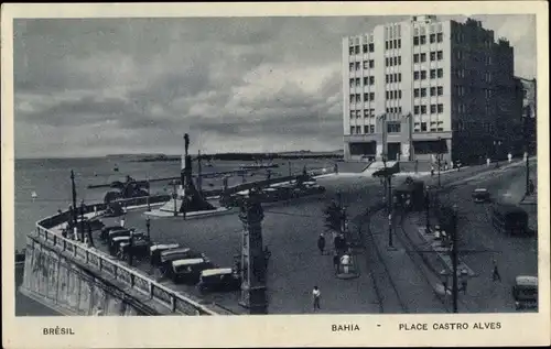 Ak Bahia Brasilien, Castro Alves-Platz