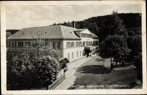Ak Bad Elster im Vogtland, Hotel am See, Reichsverweser