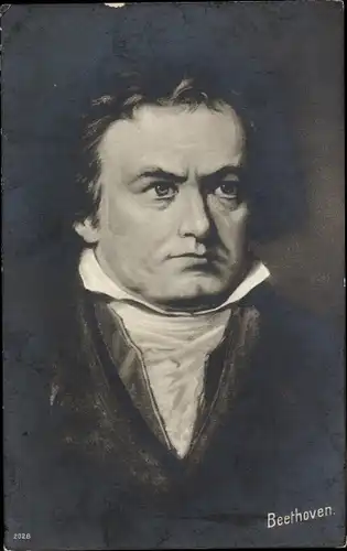 Ak Komponist Ludwig van Beethoven, Portrait