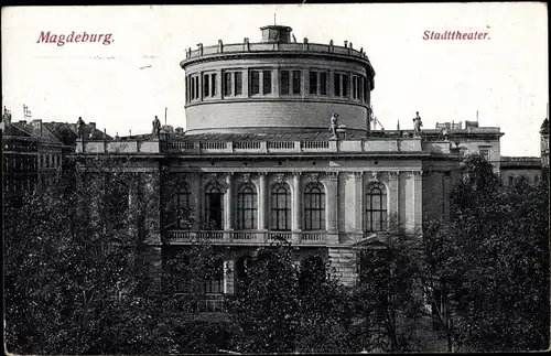 Ak Magdeburg, Stadttheater