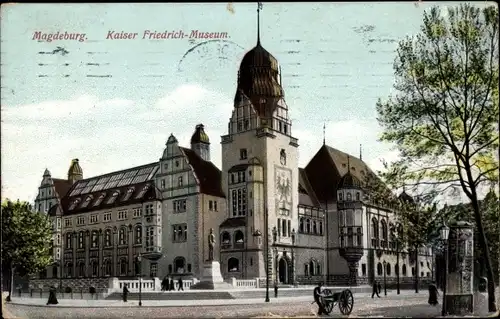 Ak Magdeburg an der Elbe, Kaiser Friedrich-Museum