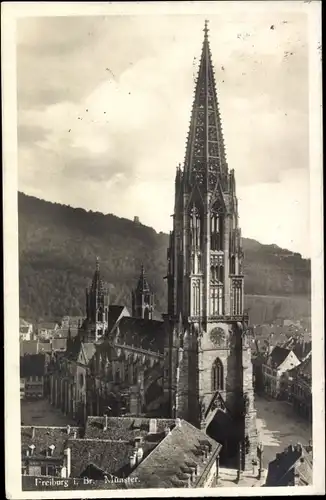Ak Freiburg im Breisgau, Münster