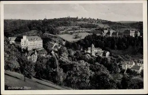 Ak Vallendar am Rhein, Ortsansicht