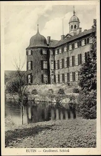 Ak Eutin in Ostholstein, Großherzogliches Schloss, Gewässer