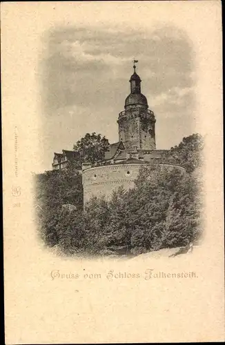 Ak Falkenstein im Harz, Schloss Falkenstein