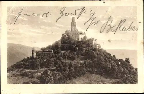 Ak Braubach am Rhein, Marksburg