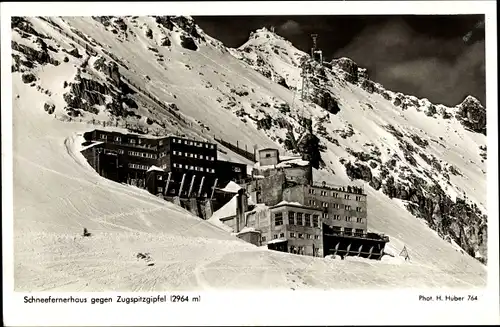 Ak Schneefernerhaus auf der Zugspitze, Zugspitzgipfel