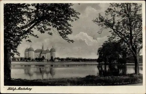 Ak Moritzburg in Sachsen, Schloss Moritzburg