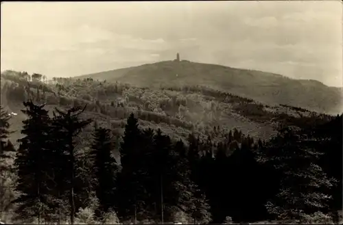 Ak Brotterode in Thüringen, Großer Inselsberg, Blick von der Tanzbuche bei Friedrichroda