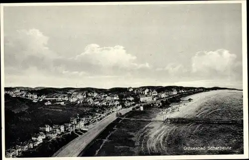 Ak Ostseebad Scharbeutz in Holstein, Ortsansicht