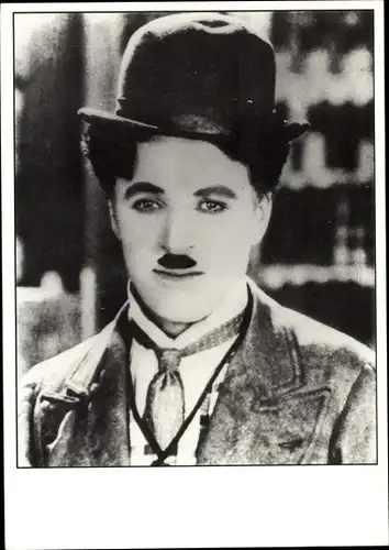 Ak Schaufel Charlie Chaplin, Portrait, Autogramm von David Griffin