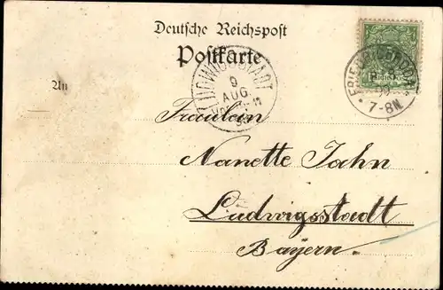 Ak Friedrichroda im Thüringer Wald, Kurtheater, Mitglieder der Saison 1899, Direktor R. Hock