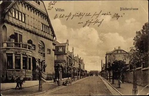 Ak Witten an der Ruhr, Blücherstraße