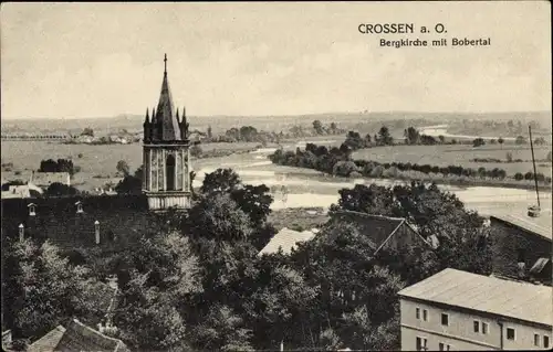 Ak Krosno Odrzańskie Crossen Oder Ostbrandenburg, Bergkirche, Bobertal