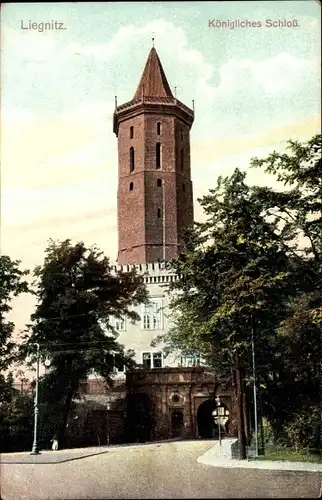 Ak Legnica Liegnitz Schlesien, Königliches Schloss