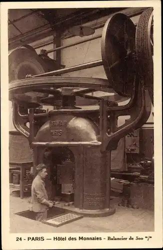 Ak Paris VI., Hotel des Monnaies, 300 mm Pendel