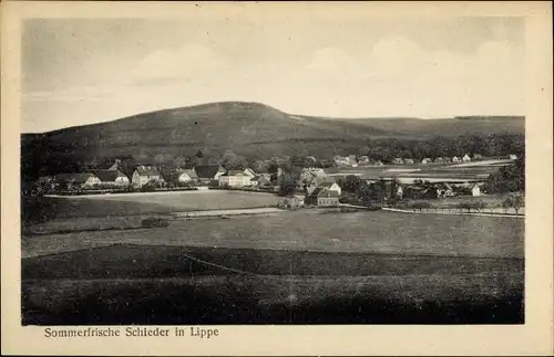 Ak Schieder Schwalenberg in Lippe, Sommerfrische, Panorama