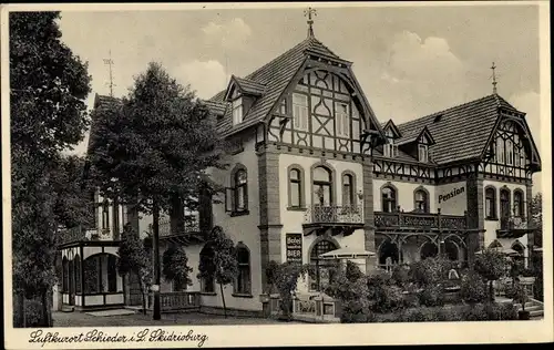 Ak Schieder Schwalenberg in Lippe, Kurhotel Skidrioburg, Inh. Carl Beckmeier