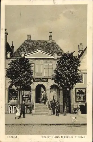 Ak Husum in Nordfriesland, Geburtshaus Theodor Storms