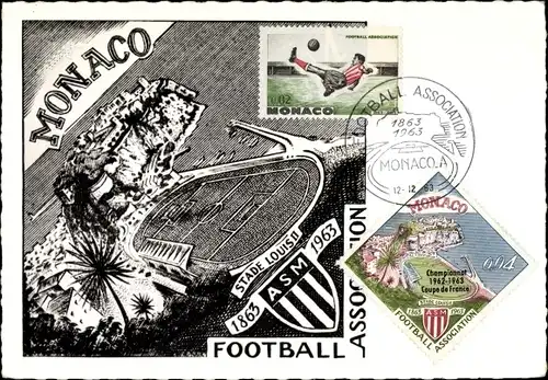 Ak Monaco, Stade Louis II, AS Monaco, Fußball