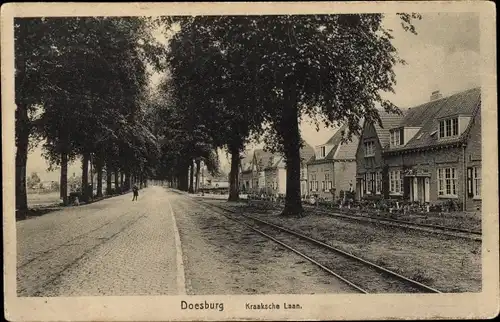 Ak Doesburg Gelderland Niederlande, Kraaksche Laan