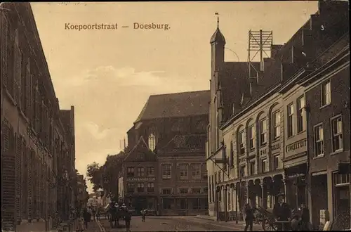 Ak Doesburg Gelderland Niederlande, Koepoortstraat